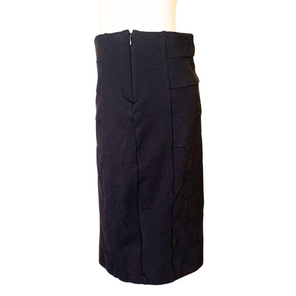 White House Black Market Black Pencil Skirt Size M Classic - Picture 3 of 11